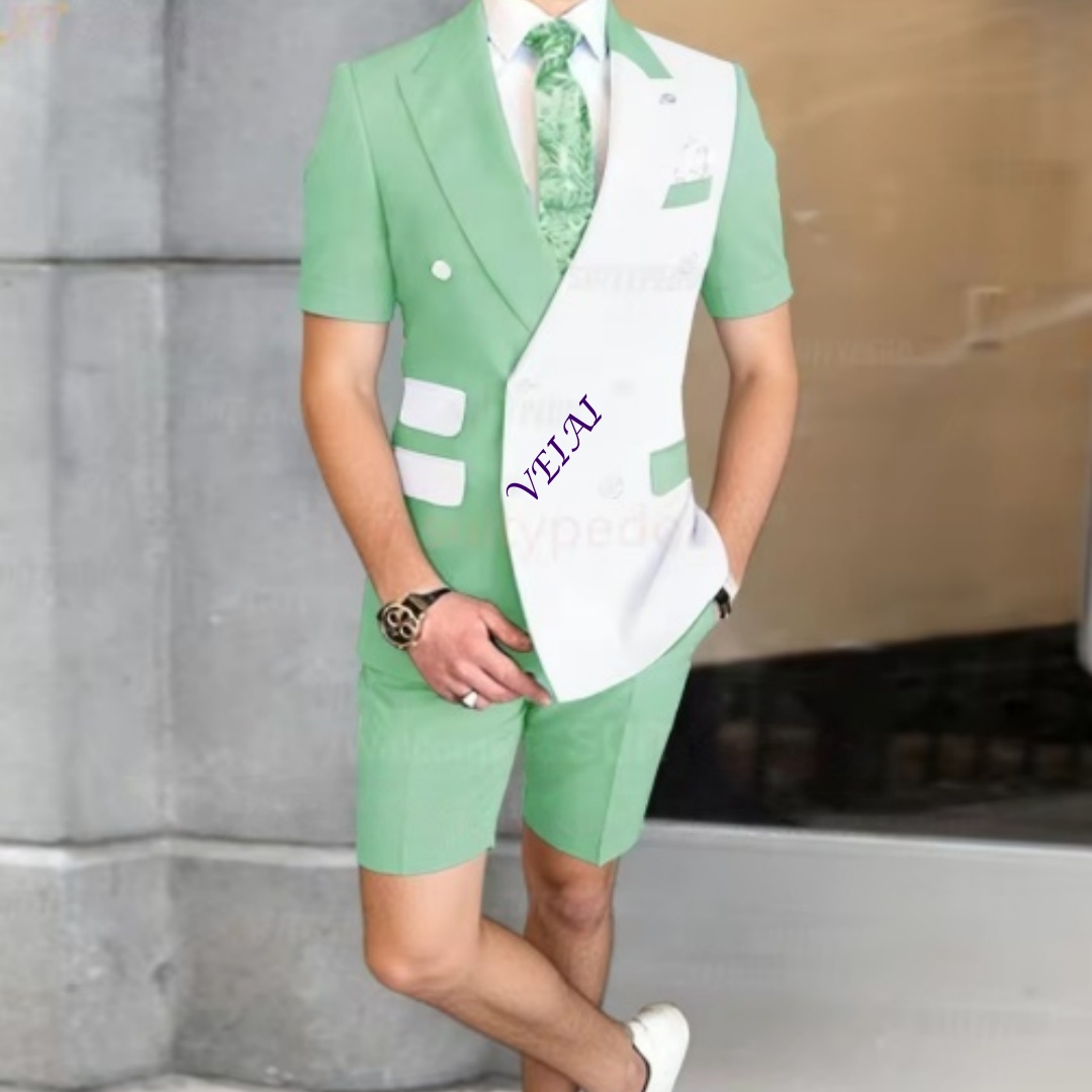 Men Formal Wear Wedding - Conjunto de Traje Casual de 2