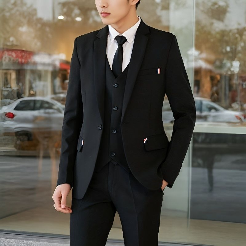 Korean Men Formal Wear - Traje de 2 Piezas para Hombre,