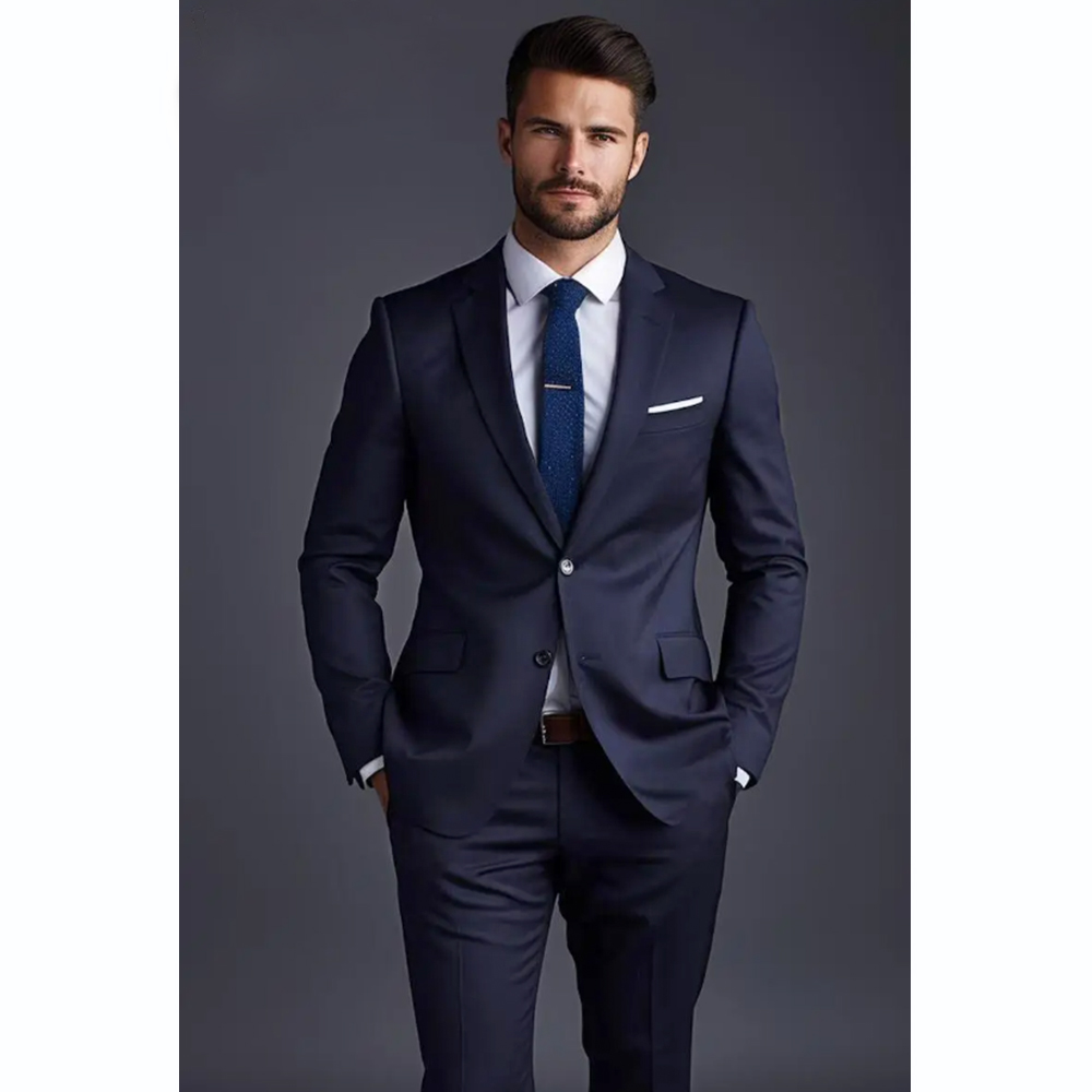 Men Formal Wear Wedding - Conjunto de traje para hombre, chaqueta