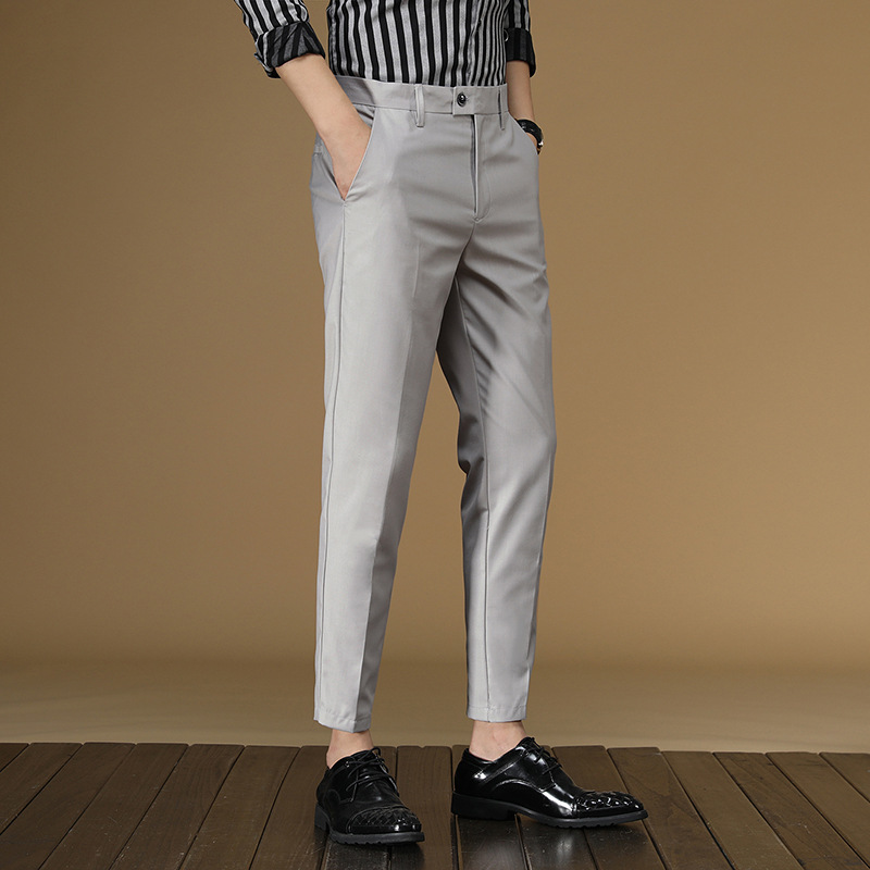 Formal Wear For Men Black Suit - Pantalones de traje de verano para