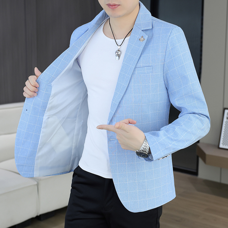 Korean Men Formal Wear - Blazer al aire libre para hombre,