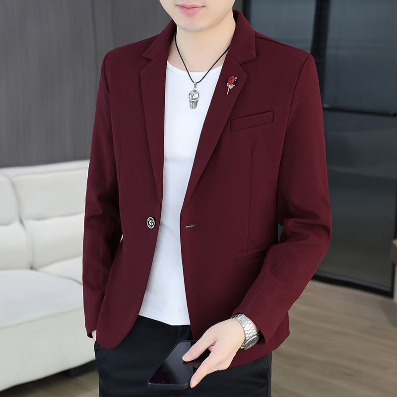 Korean Men Formal Wear - Blazer al aire libre para hombre,