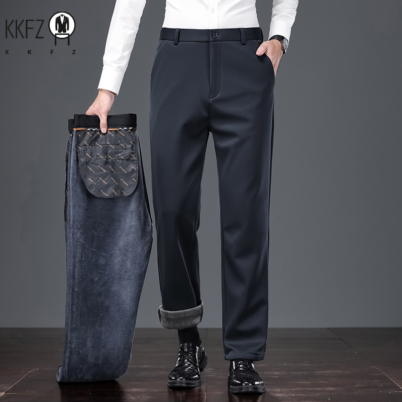 Men'S Formal Wear In Winter - Pantalones de Traje Formales para Hombre,