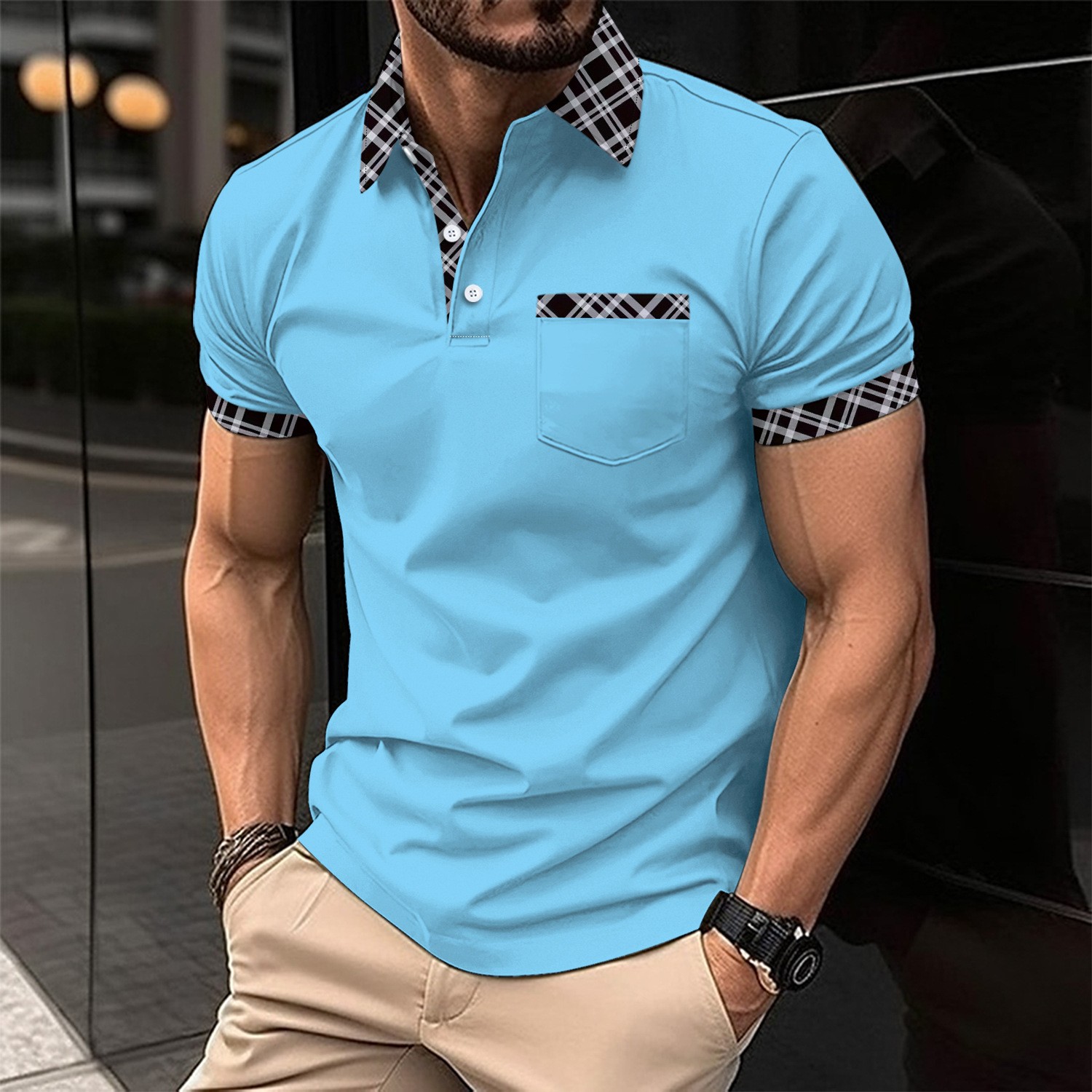 Camisa POLO informal y cómoda  - Men Formal Wear Combination reseña y precio