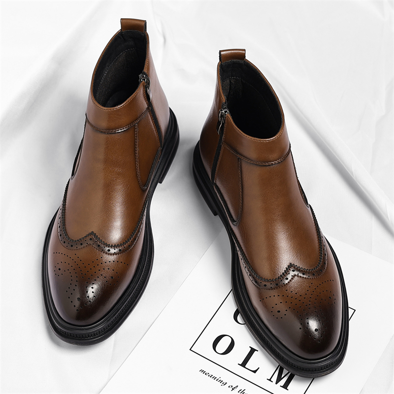 Otoño Invierno suela gruesa ho - Men'S Formal Wear In Winter reseña y precio