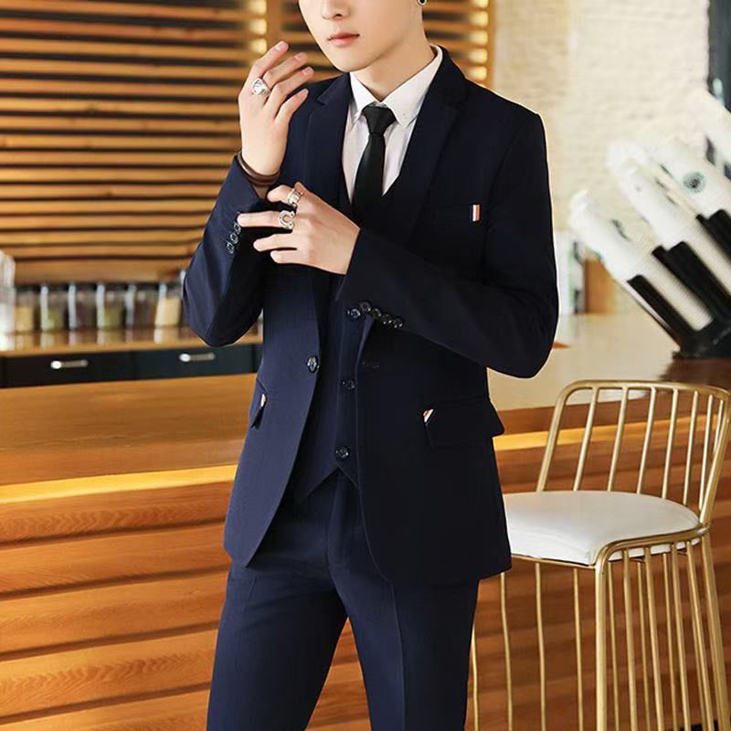 Traje de 2 Piezas para Hombre, - Korean Men Formal Wear reseña y precio