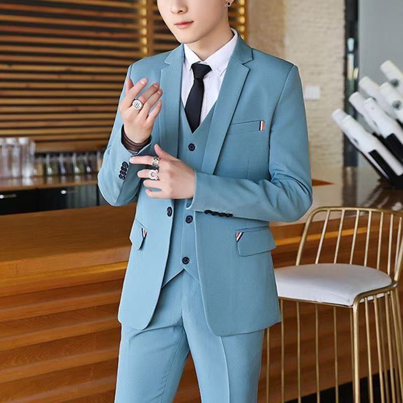 Traje de 2 Piezas para Hombre, - Korean Men Formal Wear reseña y precio