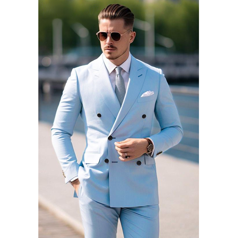 Conjunto de traje para hombre, - Men Formal Wear Wedding reseña y precio