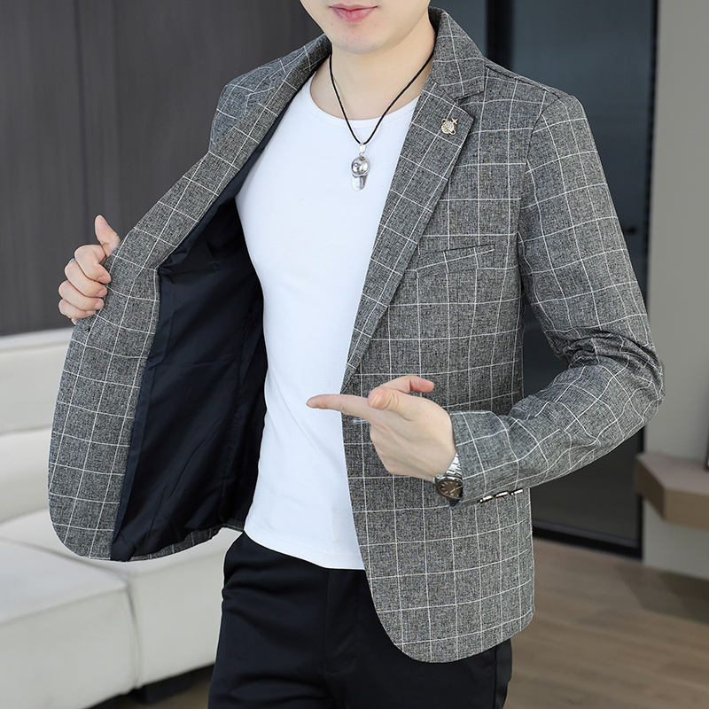 Blazer al aire libre para homb - Korean Men Formal Wear reseña y precio