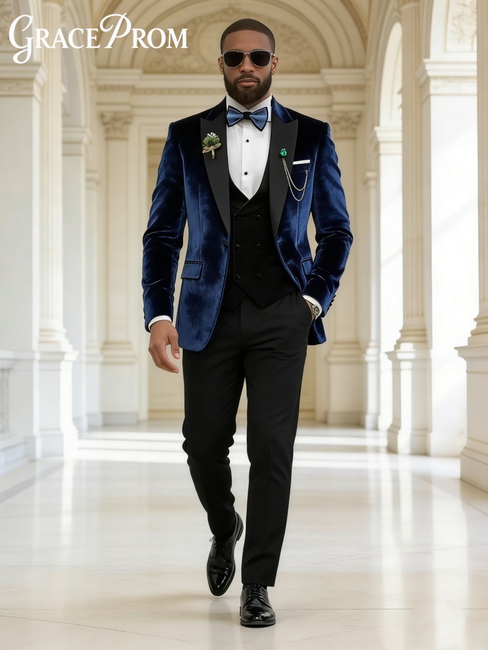 Conjunto de Traje de Terciopel - Men'S Formal Wear In Winter reseña y precio