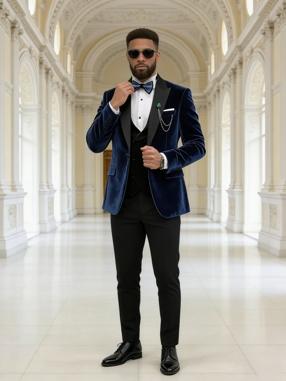 Conjunto de Traje de Terciopel - Men'S Formal Wear In Winter reseña y precio