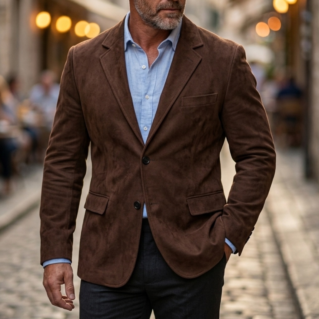 Chaqueta Blazer de Gamuza Vint - Men'S Formal Wear In Winter reseña y precio