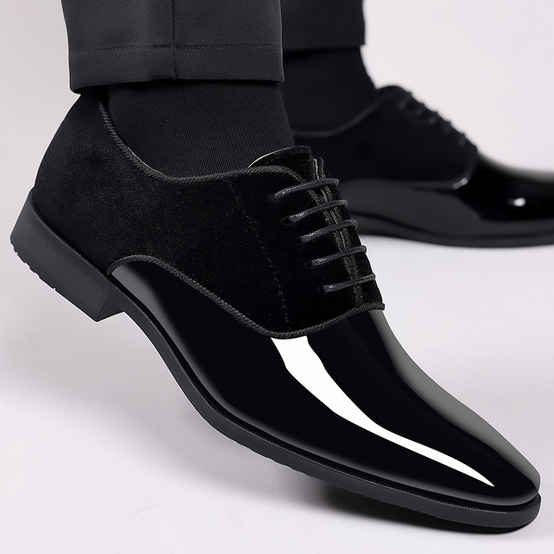 Zapatos formales de cuero para - Men Formal Wear Wedding reseña y precio