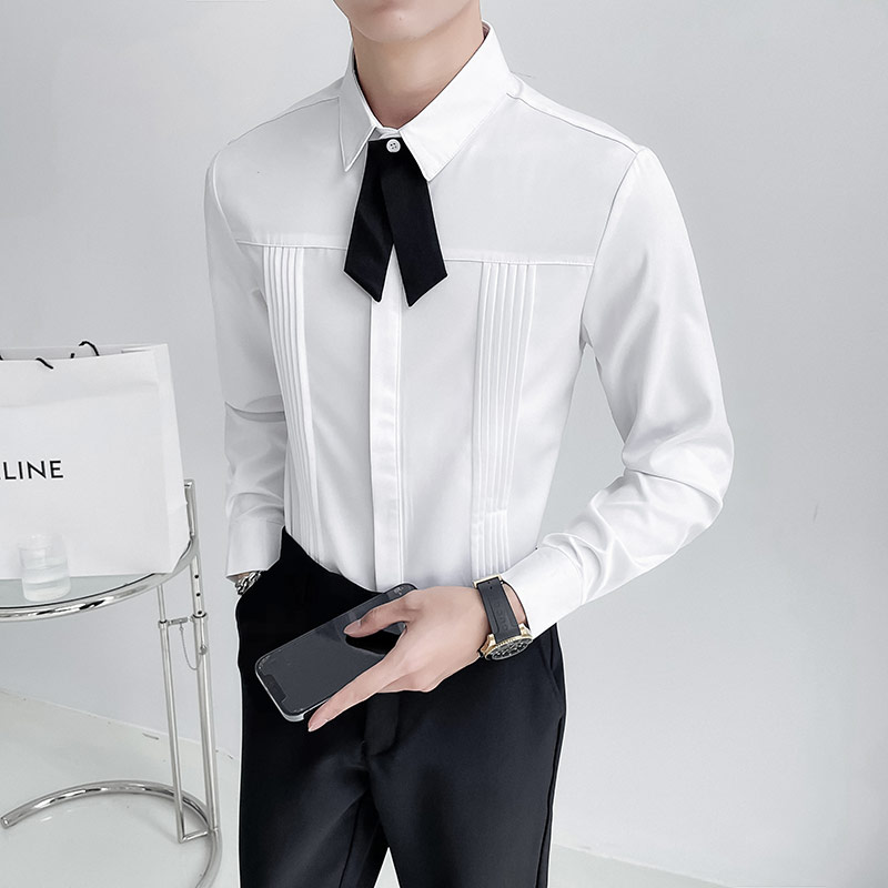 Camisa de lujo para fiesta de  - Korean Men Formal Wear reseña y precio