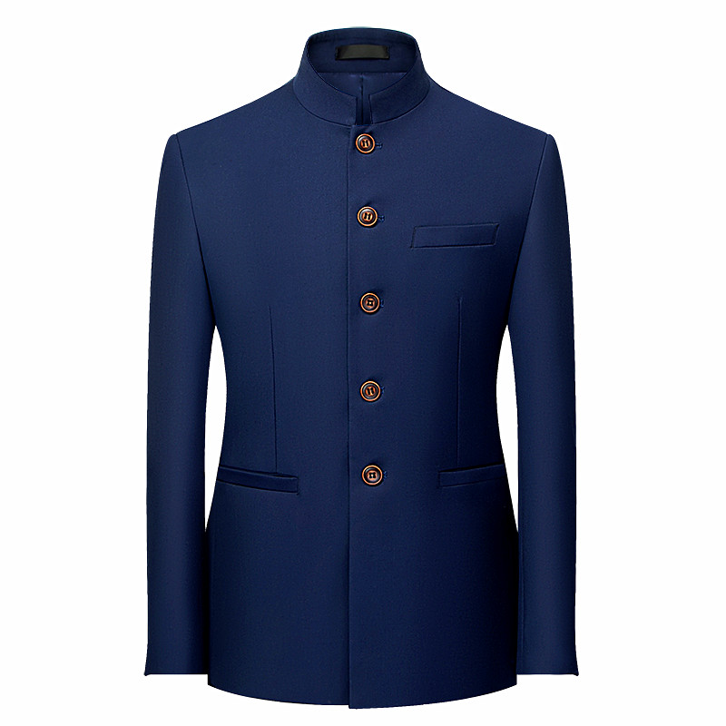 Traje de Chaqueta de Manga Lar - Formal Wear For Men Black Suit reseña y precio