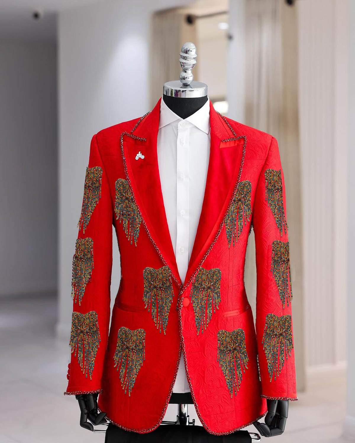 Traje de boda a la moda para h - Formal Wear For Men Black Suit reseña y precio