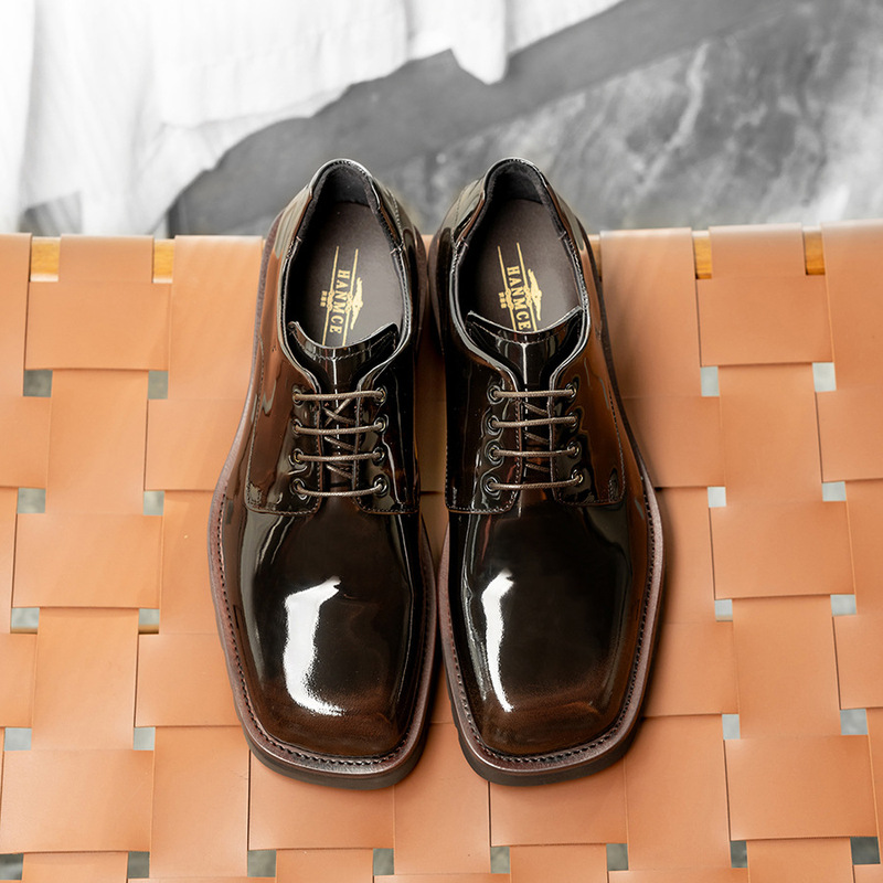 Zapatos elegantes de cuero par - Korean Men Formal Wear reseña y precio