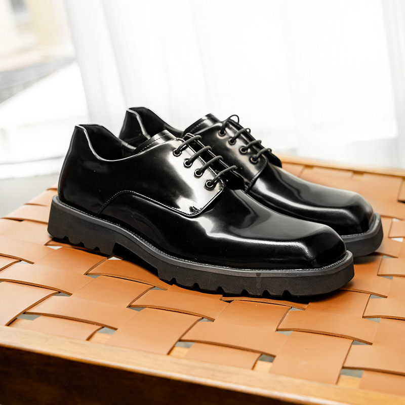 Zapatos elegantes de cuero par - Korean Men Formal Wear reseña y precio