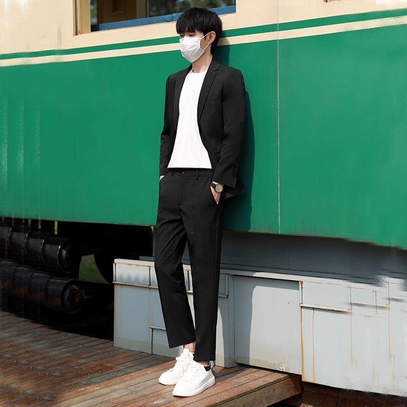 Conjunto de traje ligero de ve - Korean Men Formal Wear reseña y precio