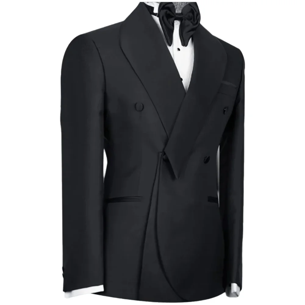 Trajes negros para hombre, cha - Men Formal Wear Wedding reseña y precio