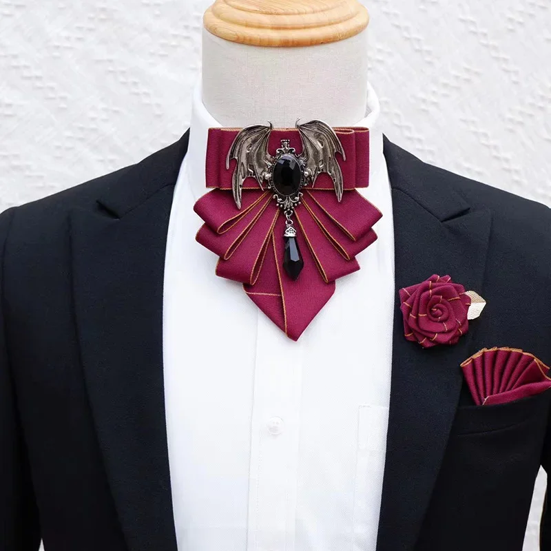 Conjunto de broche de pajarita - Korean Men Formal Wear reseña y precio