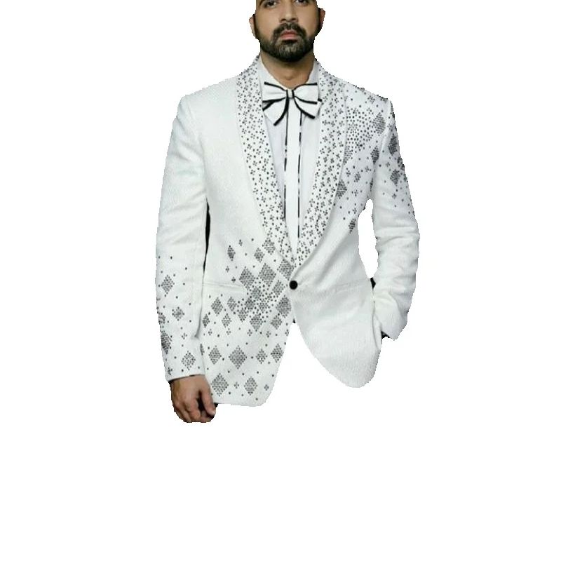 Conjunto de traje de hombre Cr - Formal Wear For Men Black Suit reseña y precio
