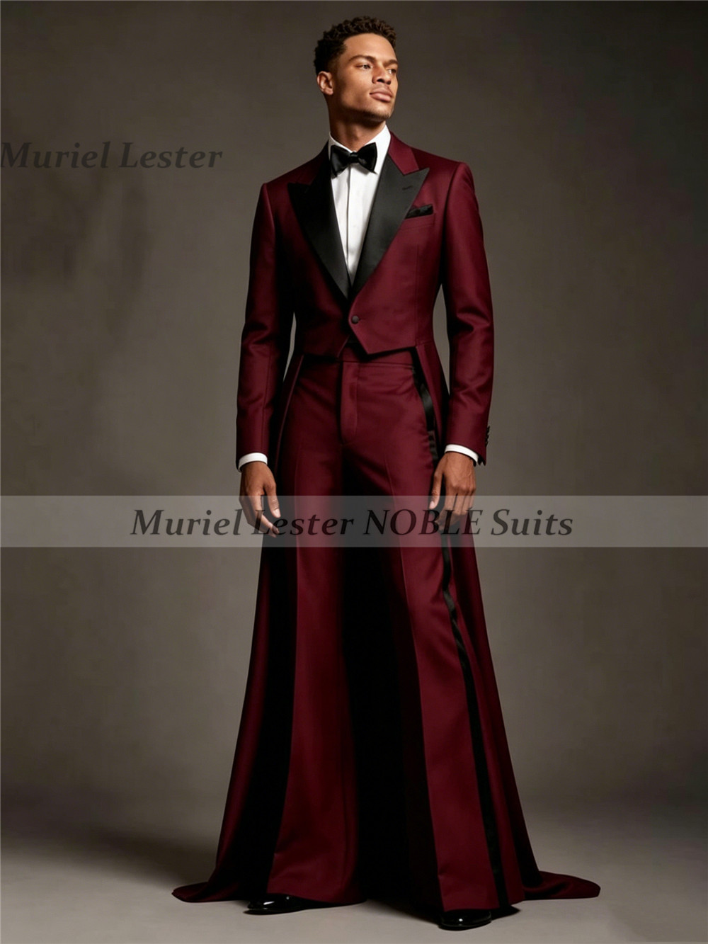 Traje de Diseño Único para Hom - Formal Wear For Men Black Suit reseña y precio