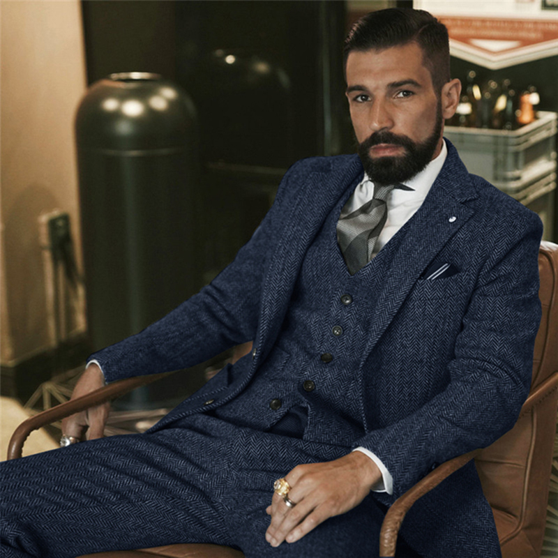 Traje de invierno de Tweed de  - Men Formal Wear Wedding reseña y precio